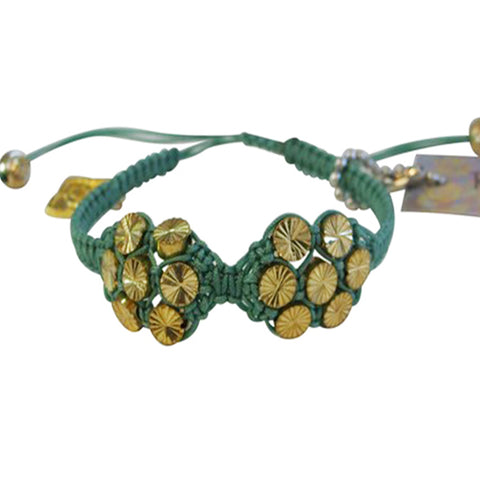 Rose Gonzales "Taylor" Strut Collection Woven Bracelet (Sage Green) - Belle Fleur Boutique