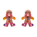 Erstwilder "Sugar & Spice" Gingerbread Man Pierced Earrings with Gift Box