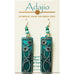 Adajio Daisy Garden Teal & Aqua Floral Filigree Pierced Earrings - Belle Fleur Boutique