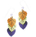 Sienna Sky Triple Poplar Fall Autumn Leaves Pierced Earrings - Belle Fleur Boutique
