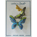 Zarah Zarlite Tropical Butterflies Pin - Belle Fleur Boutique