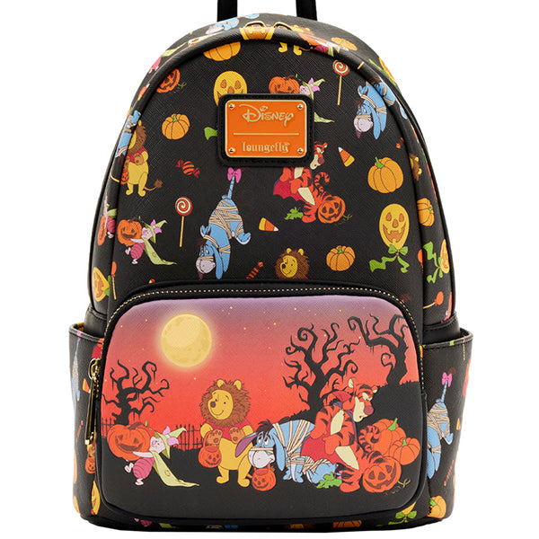 Loungefly Disney Winnie the Pooh Halloween Group Glow Mini