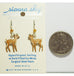 Sienna Sky Young Fawn Baby Deer Pierced Earrings - Belle Fleur Boutique